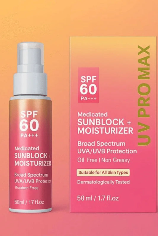 UV Pro Max SPF 60 PA+++ Sunblock Moisturizer 50ml