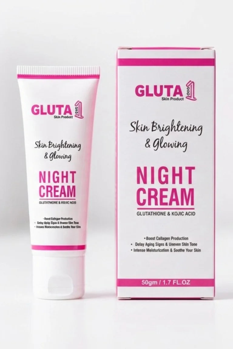 Gluta 1 Night Cream - Gluta One Whitening Cream For Face