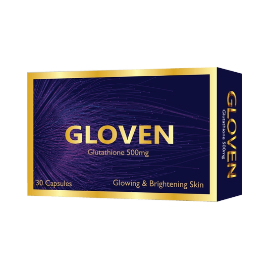 Gloven 500mg Glutathione Capsule 30 - Full Body Whitening Capsules