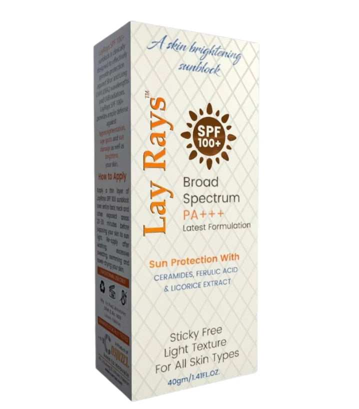 Lay Rays Sunblock SPF 100+ Broad Spectrum