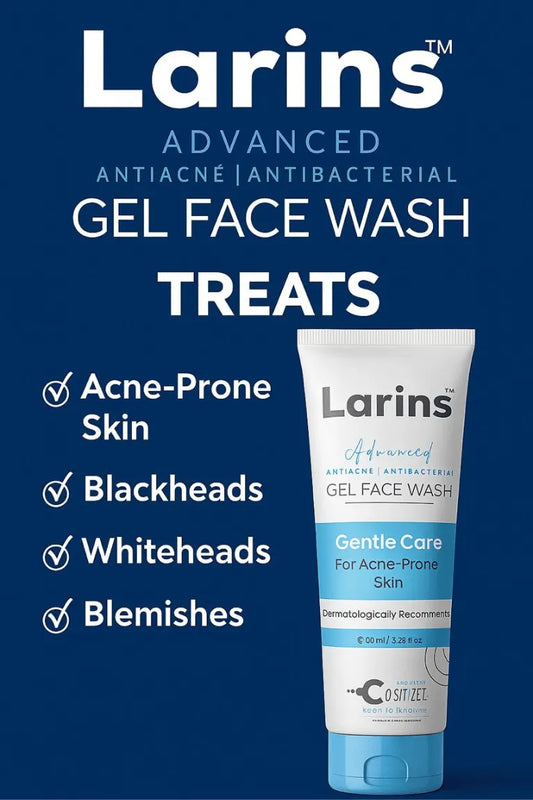 Larins Advanced Anti-Acne Gel Face Wash (Acne-Prone Skin)