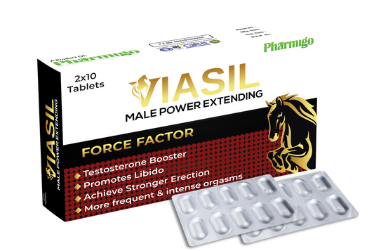 Viasil Male Health Extending Force Factor 20 Tablets